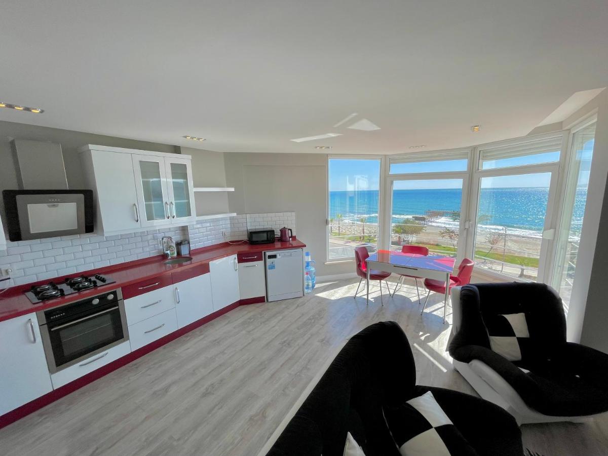 Sa Apartments! Beachfront Apartment With Sea View & Pool Αλάνια Εξωτερικό φωτογραφία