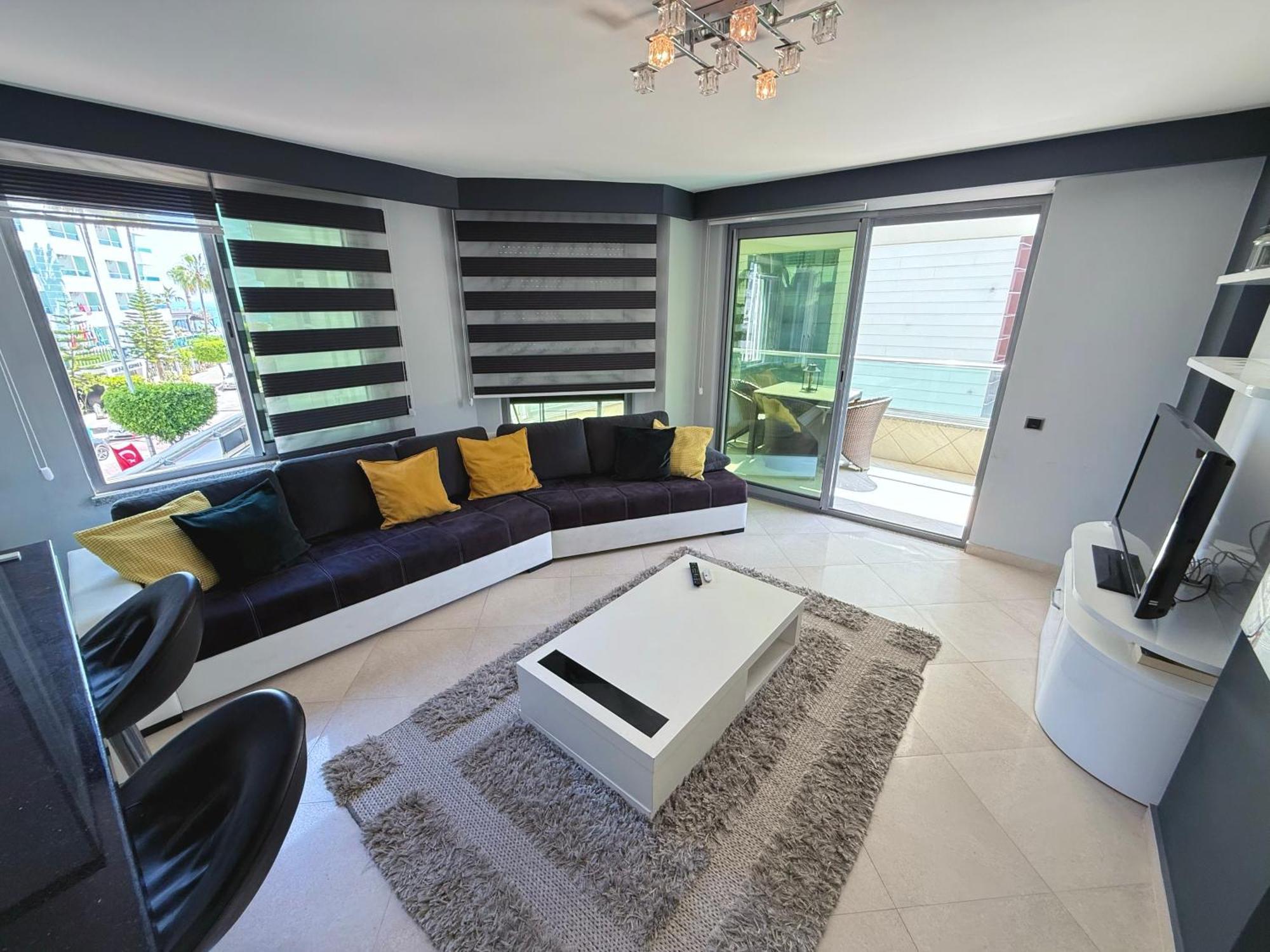 Sa Apartments! Beachfront Apartment With Sea View & Pool Αλάνια Δωμάτιο φωτογραφία